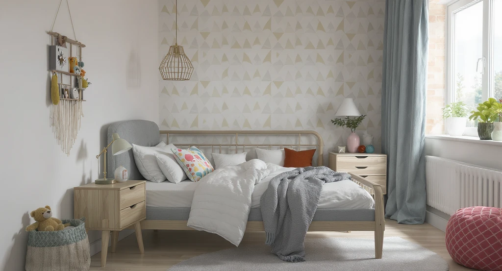 Crowded Kids Bedrooms - Create Zones Without Expanding Space
